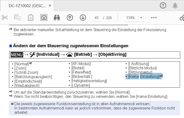 FZ1000 II  Steuerring  Keine Einstellung  für AF  da bei MF immer Fokus.JPG