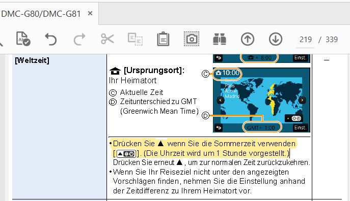 G81  Setup  Weltzeit  Ursprungsort  Sommerzeit  einschalten  .JPG